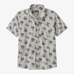 Patagonia Go To S/S Shirt-Summer Plant: Wool White